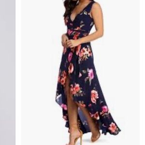❌SOLD❌ floral high low maxi dress